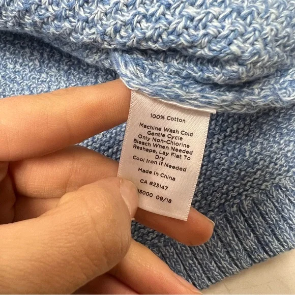 Talbots women’s petite blue sweater XLp L93-32 - Picture 5 of 6